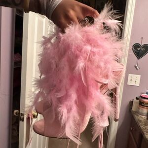 Pink flamingo Heels